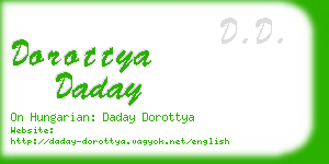 dorottya daday business card